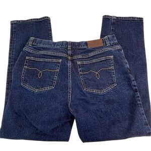 Lauren Jeans Co Ralph Lauren Straight Leg Jeans Dark Wash Women's Size 10 Blue